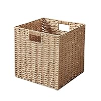 Amazon｜MJKQ9 収納バスケット 藤 ラタン 収納かご 28*29*28cm